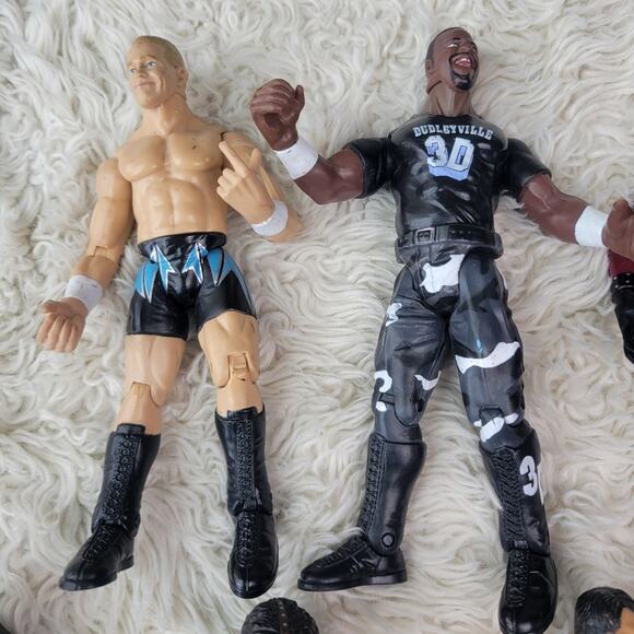 Vintage Jakks Pacific 1990’s WWF WWE WCW Wrestling Action Figures Lot of 9 - Picture 5 of 7